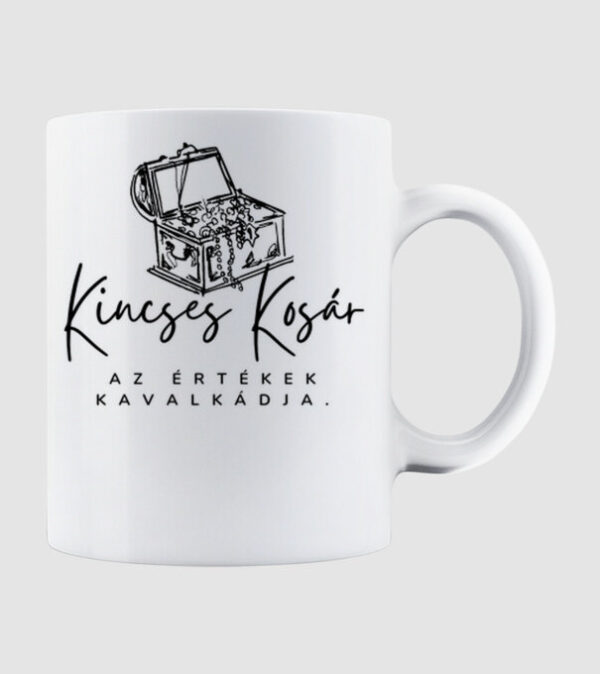 Kincses Kosár fehér bögre