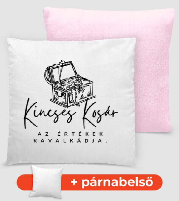 Kincses Kosár - Plüss párnahuzat párnával 7 féle színben