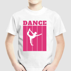 Unisex Gyerek póló 12 féle színben  - Dance