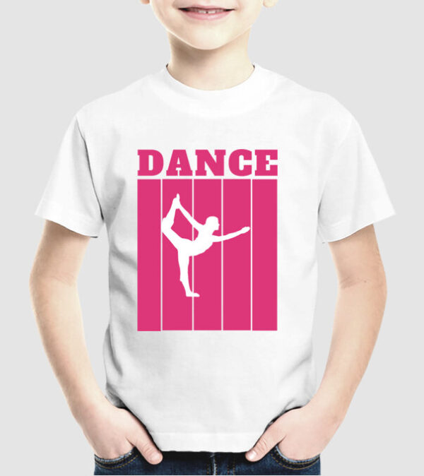 Unisex Gyerek póló 12 féle színben  - Dance